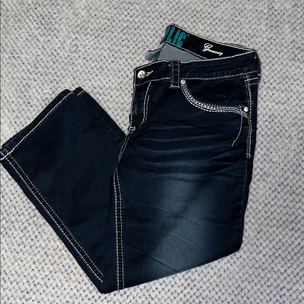 Hydraulic Midnight Blue ankle cut Jeans